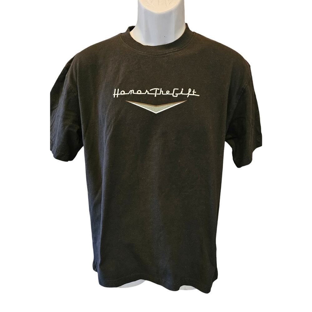 Honor the gift home for the holidays iconic Christmas tee sz S unisex EUC cotton